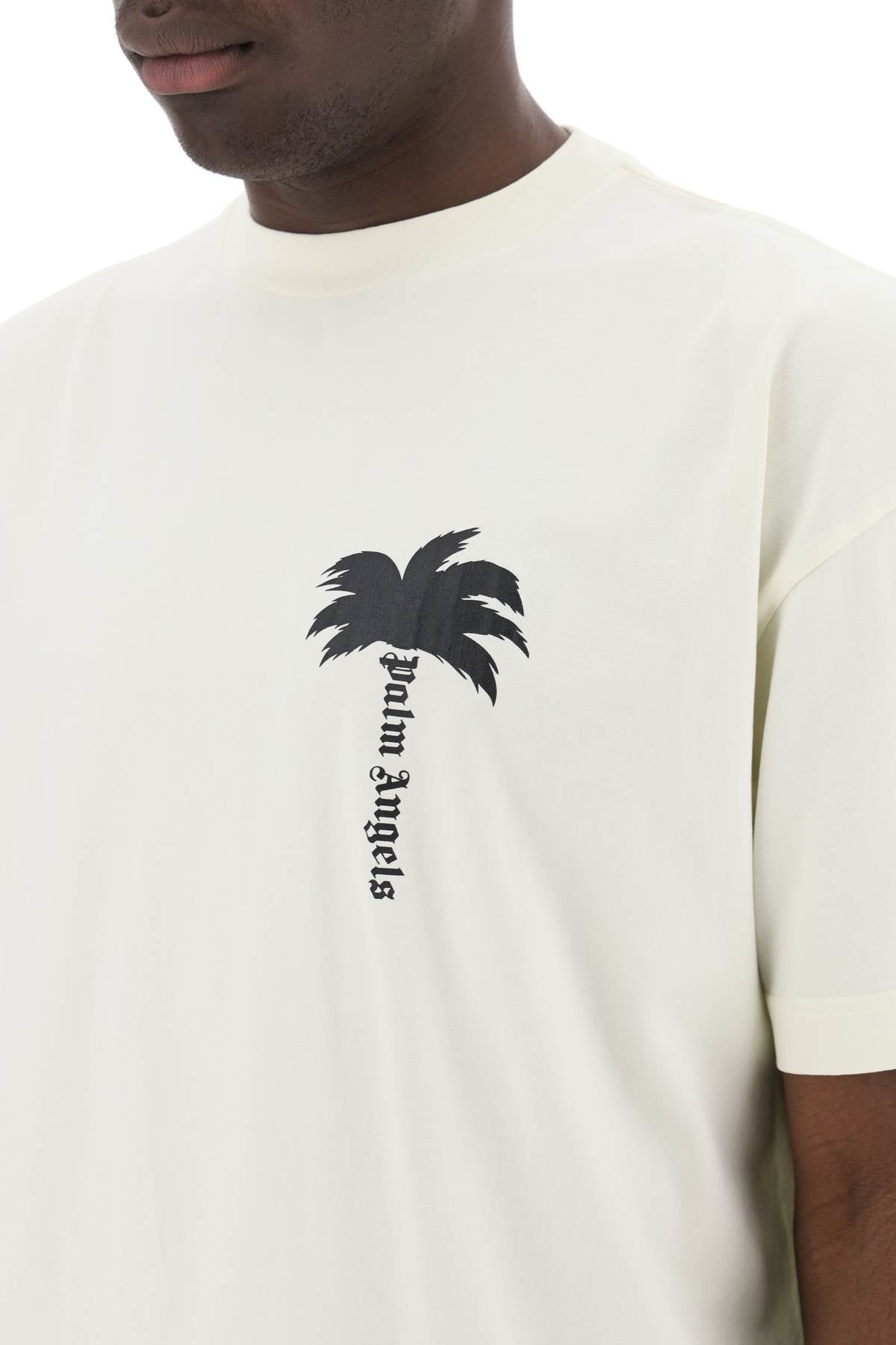 Palm angels palm tree graphic t-3