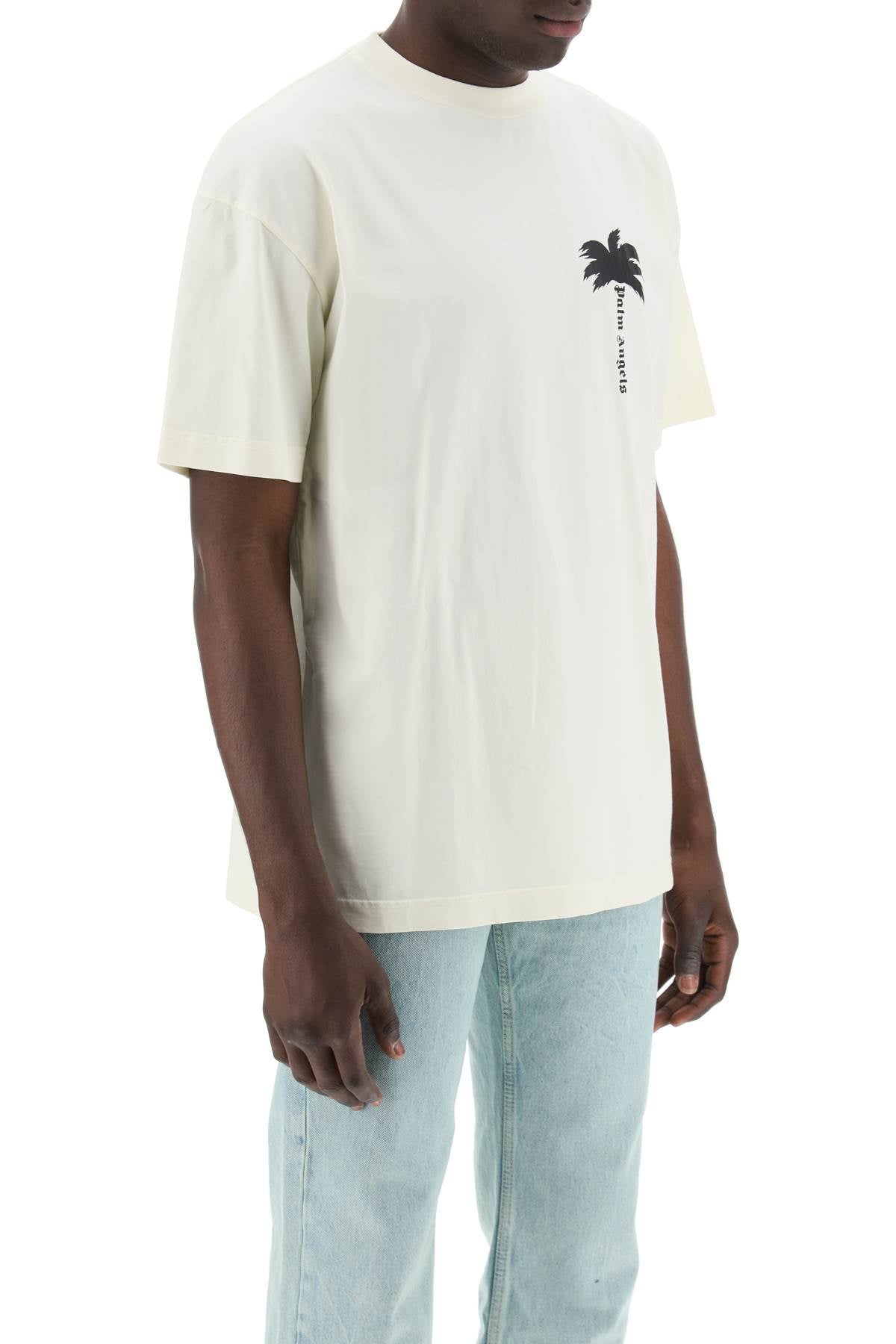 Palm angels palm tree graphic t-1