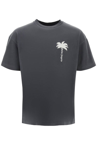 Palm angels tree round neck t-shirt-0