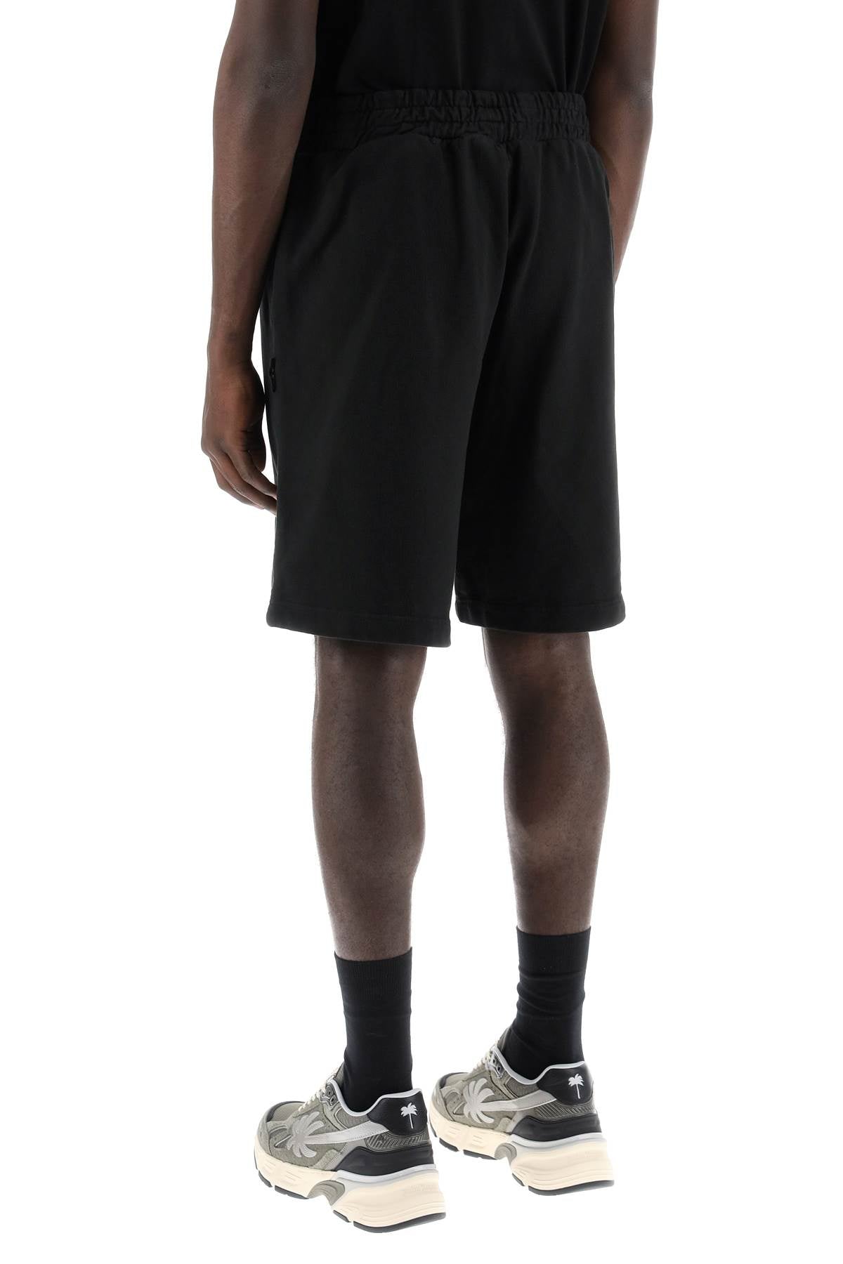 sporty bermuda shorts with logo-2