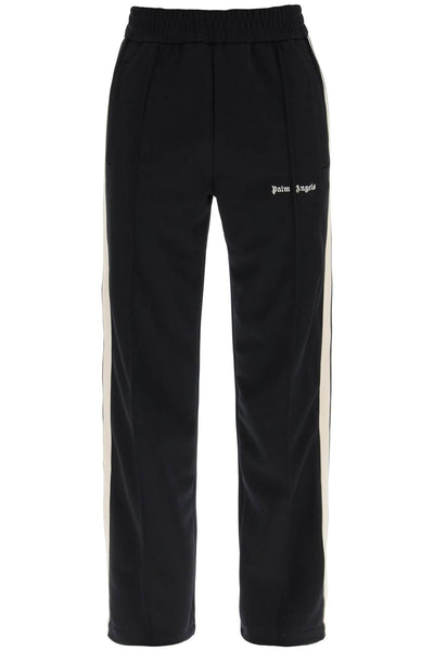 contrast band joggers with track in-0