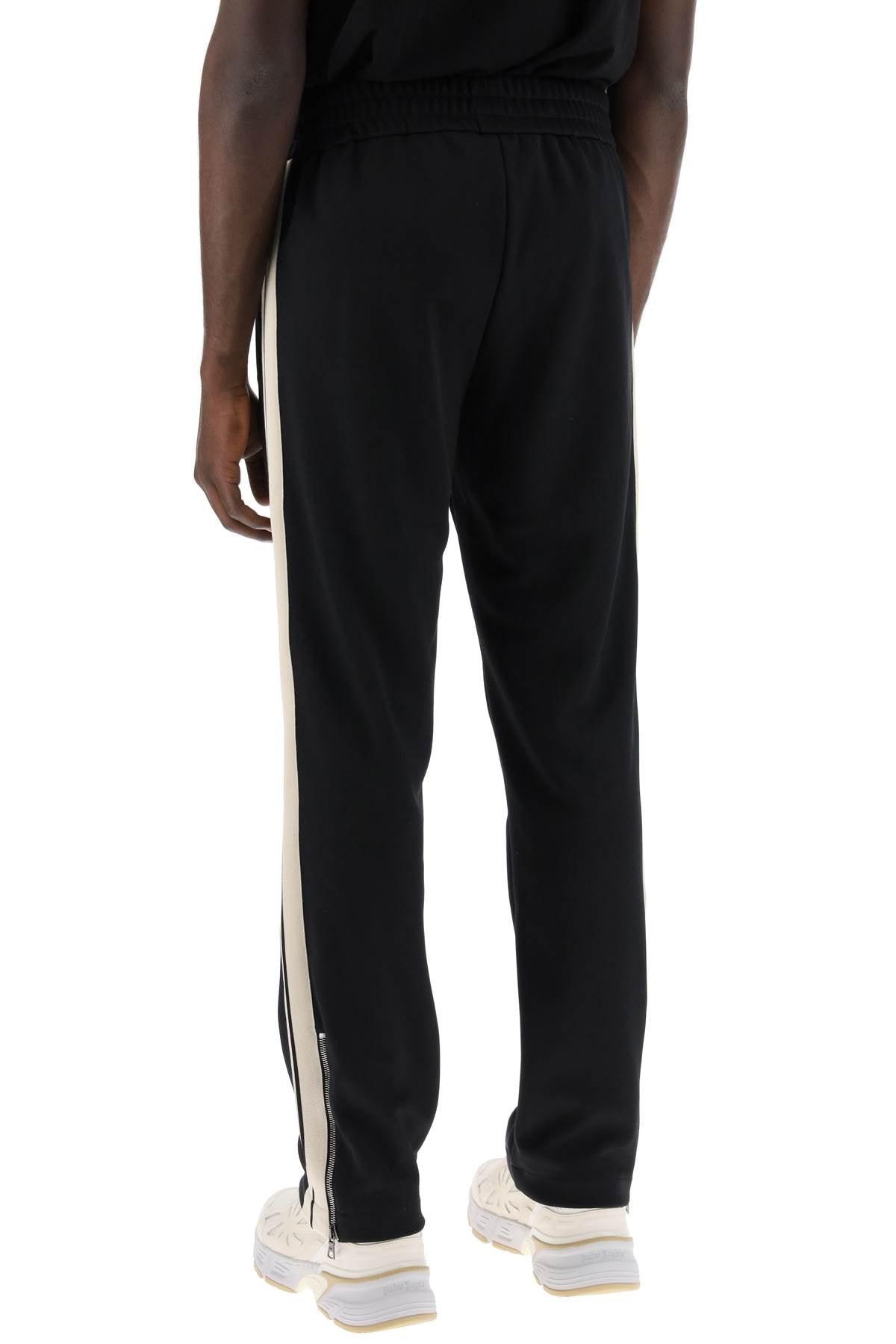 contrast band joggers with track in-2