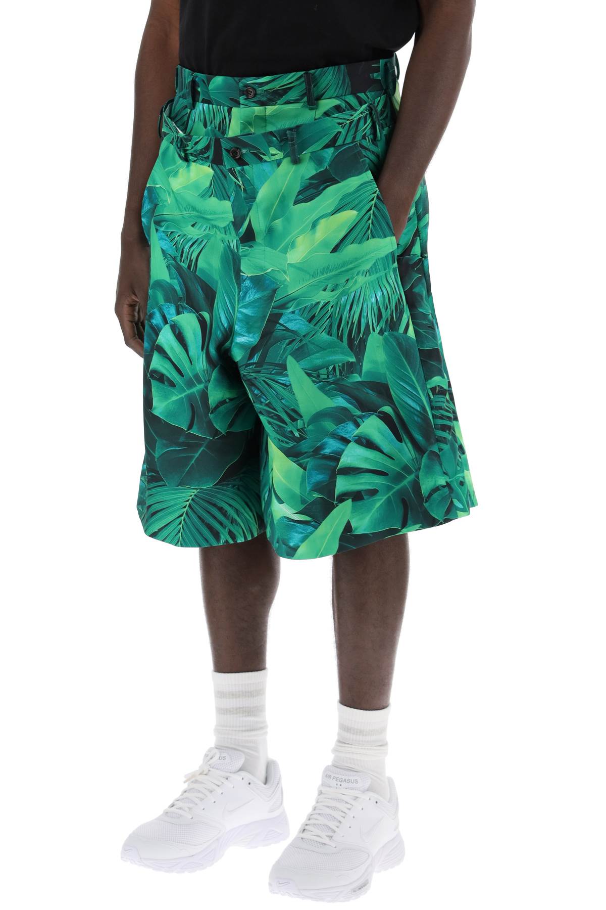 "jungle bermuda with double front layer-3