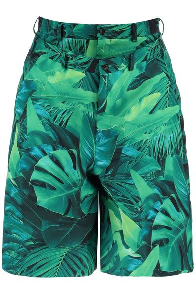 "jungle bermuda with double front layer-0