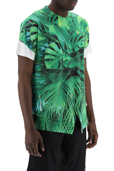 jungle print t-shirt with-1
