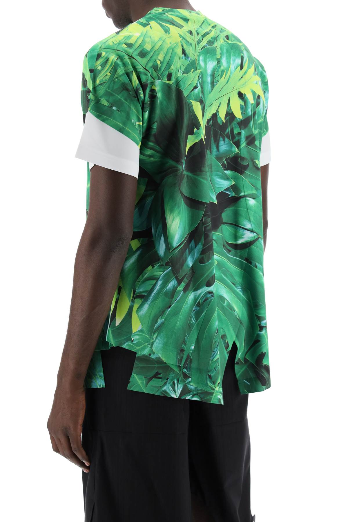 jungle print t-shirt with-2