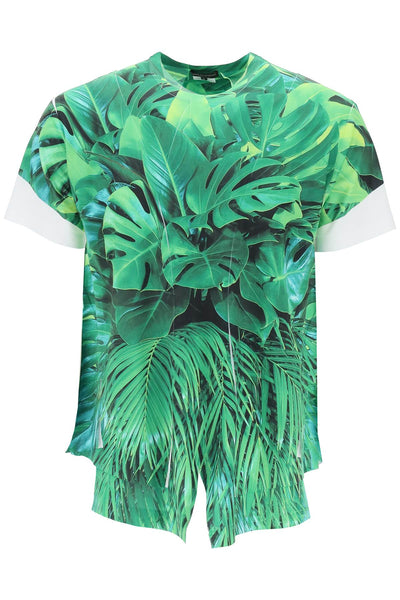 jungle print t-shirt with-0