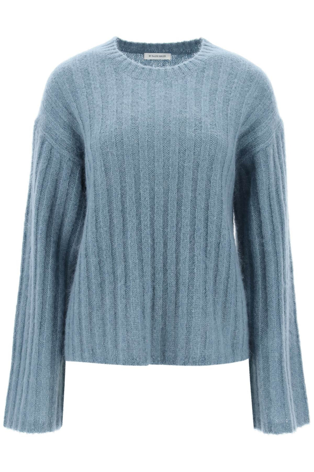 ribbed knit pullover sweater-0