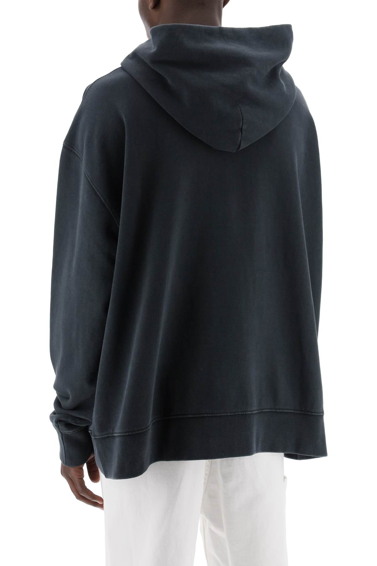 hoodie with reverse logo hooded-2