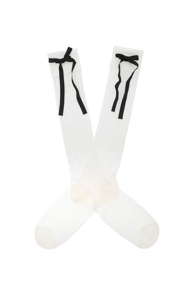 Maison margiela socks with bows-2