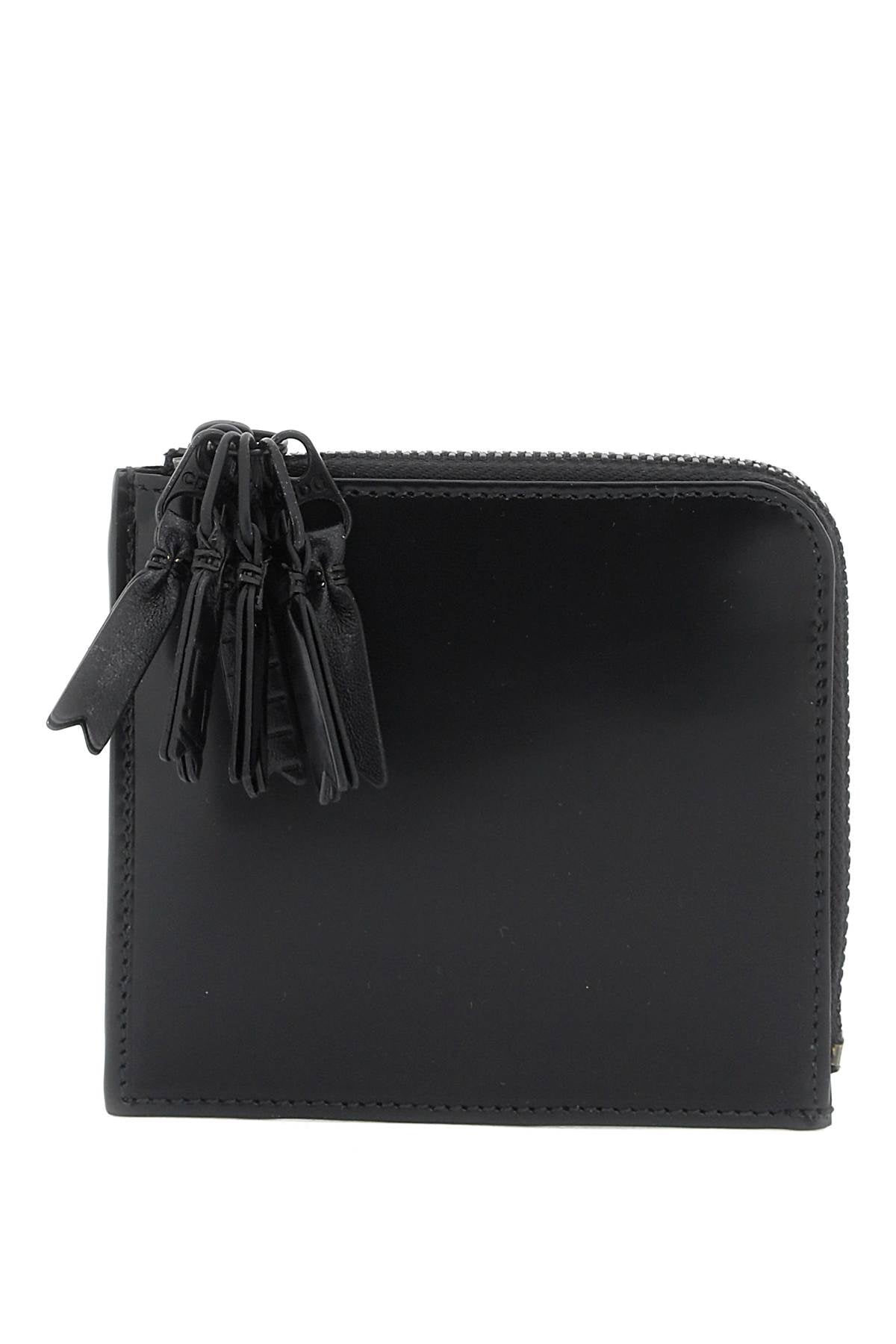 Comme des garcons wallet leather multi-zip wallet with-0