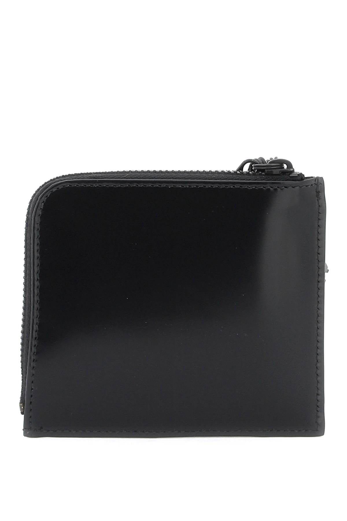 Comme des garcons wallet leather multi-zip wallet with-2