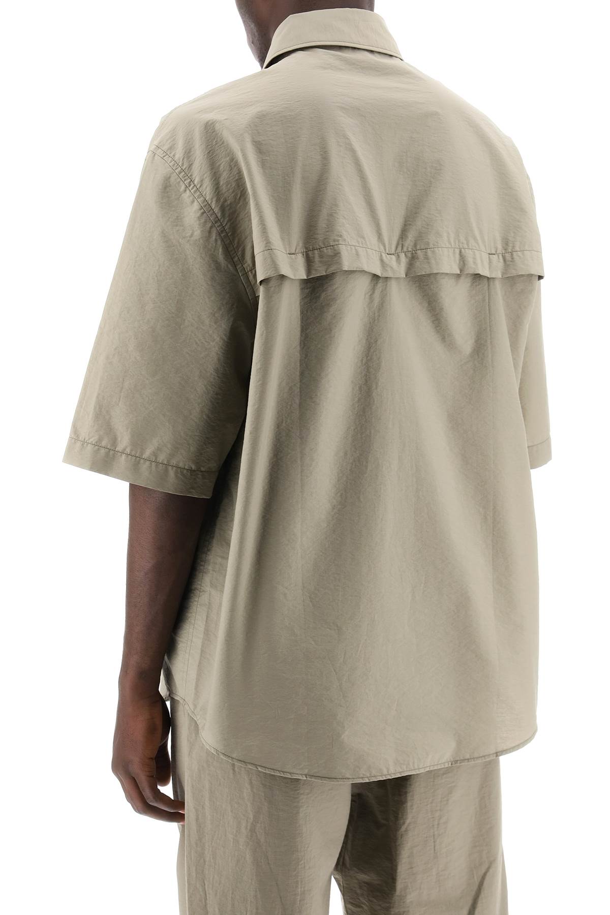 Lemaire short-sleeved cotton fluid shirt-2