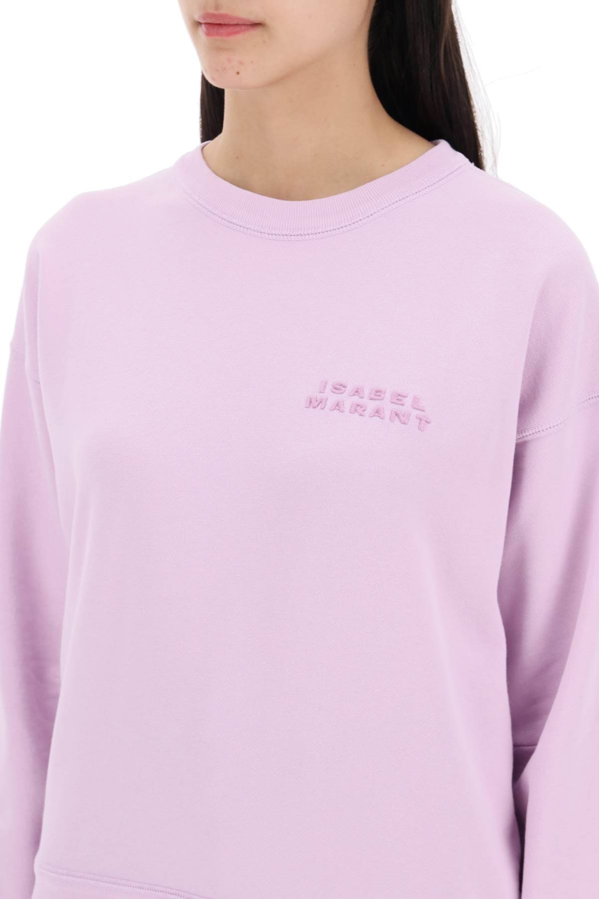 Isabel marant shad sweatshirt with logo embroidery-3