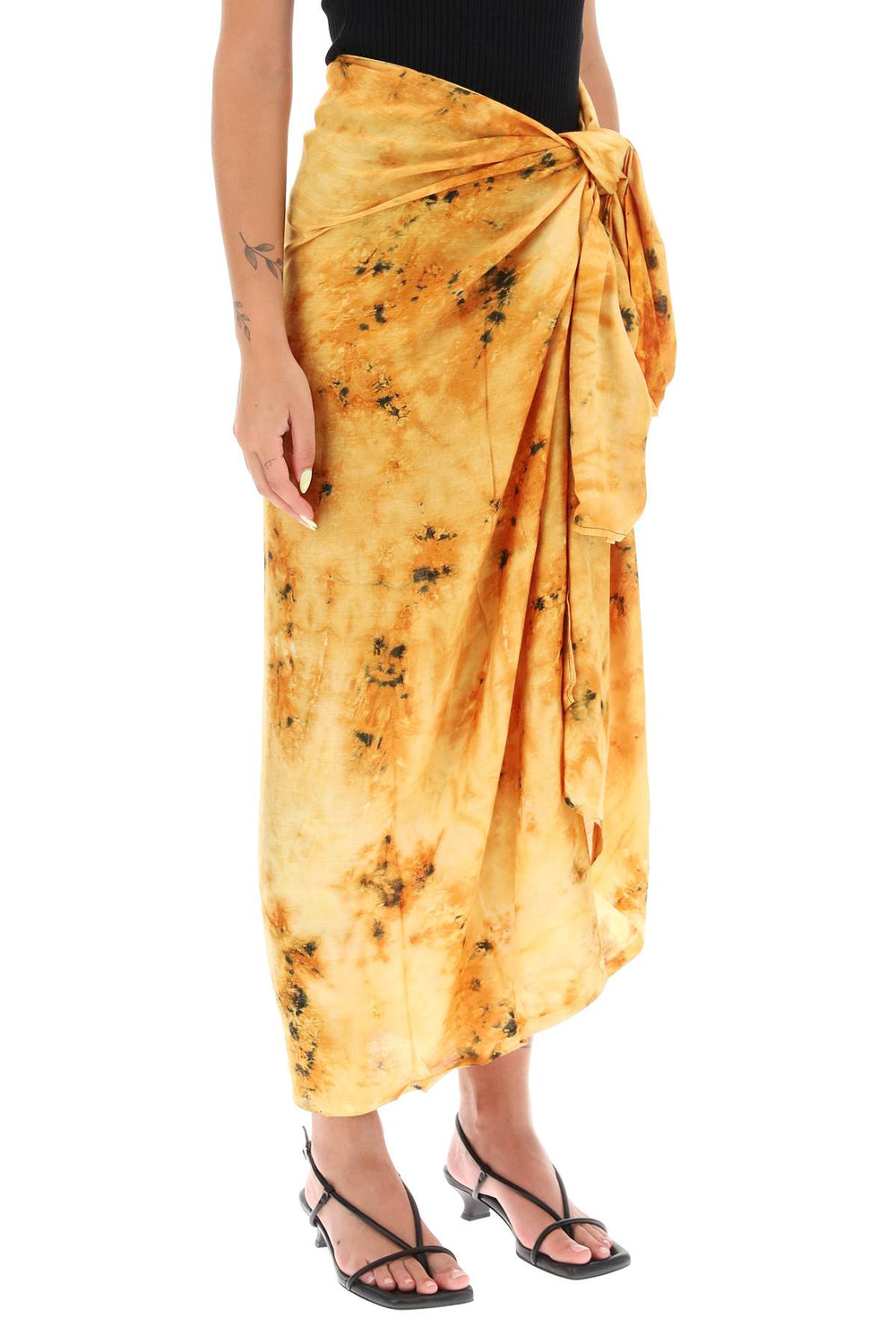 sarong in tie-dye cotton-1