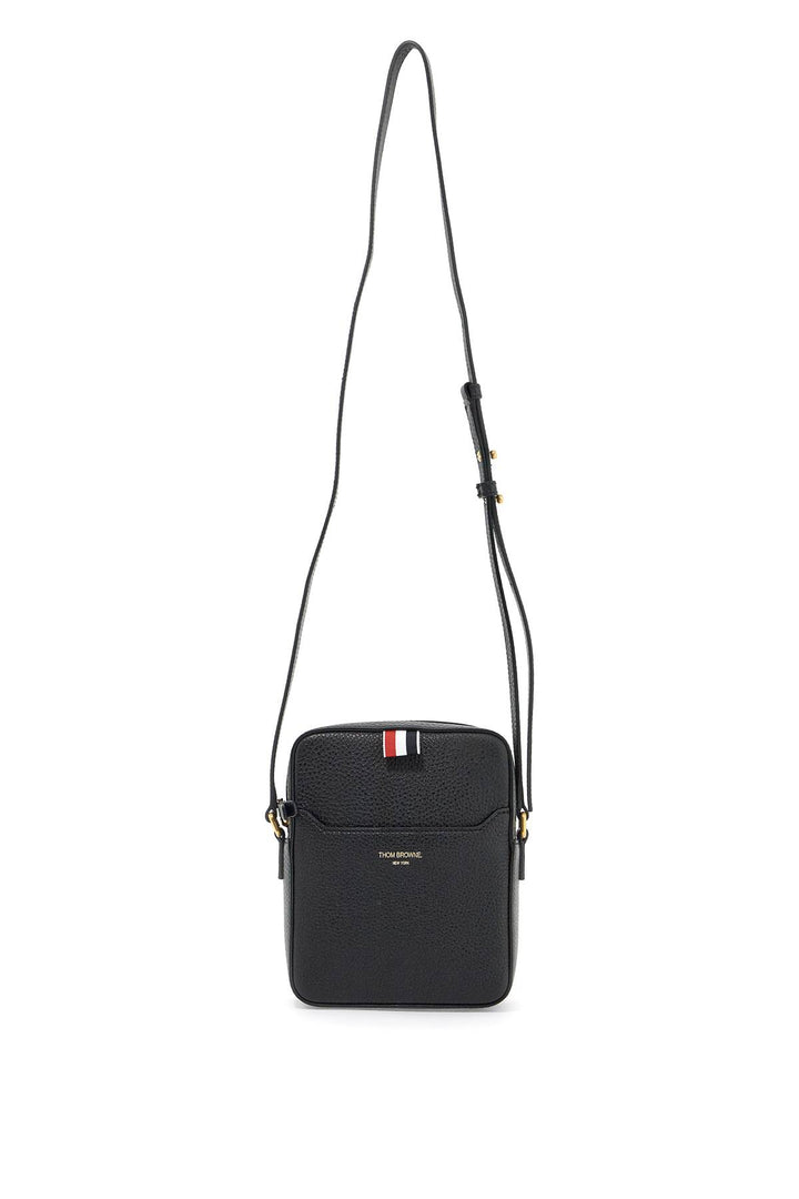 pebble grain leather vertical camera bag-0