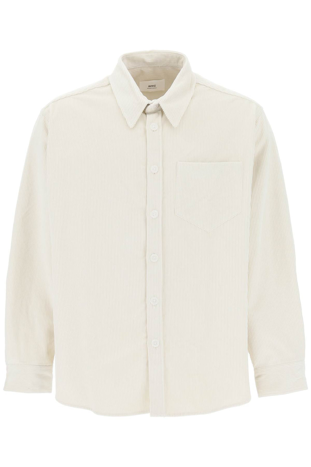 cotton corduroy overshirt-0