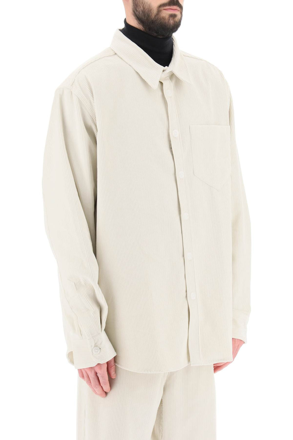 cotton corduroy overshirt-1