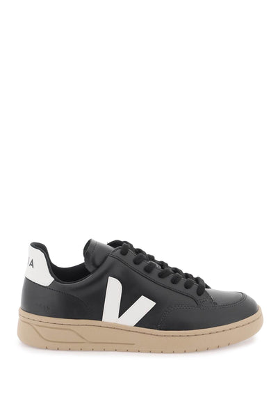 leather v-12 sneakers-0