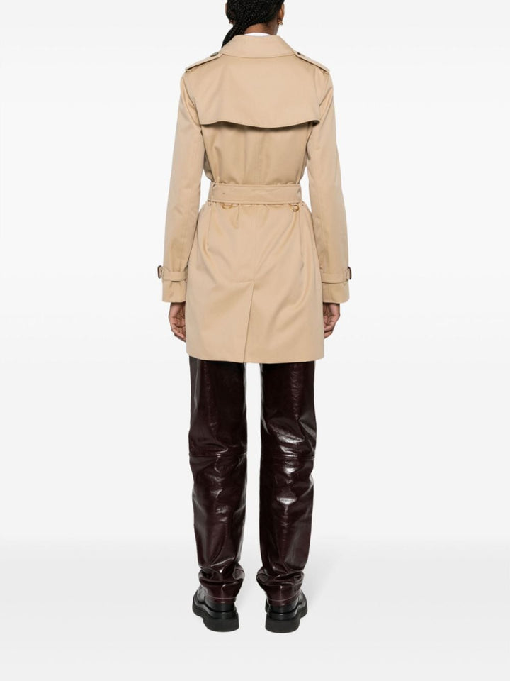 Short Kensington Heritage cotton trench coat-2