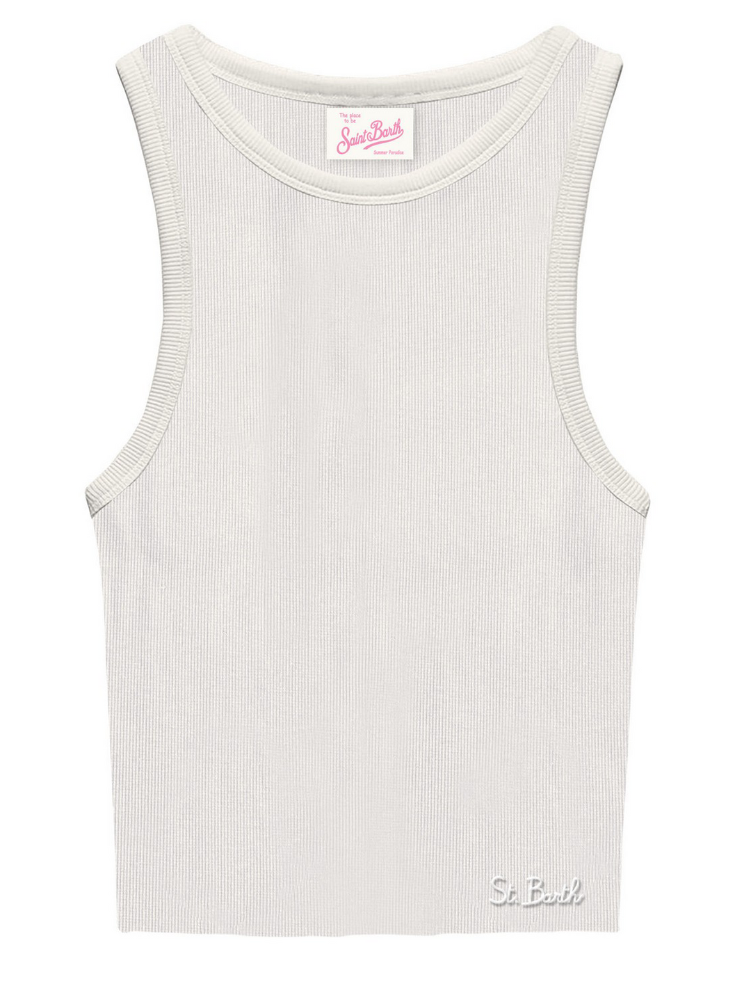 SINGLE SHOULDER RIB TOP-1