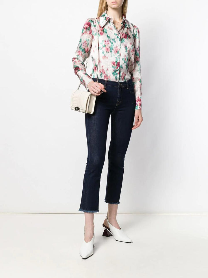 L'AUTRE CHOSE cropped slim-fit jeans-1