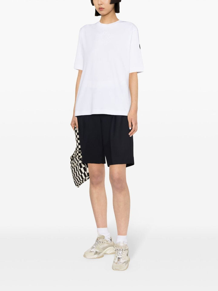 embossed-logo cotton T-shirt-6