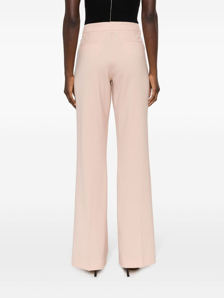 side-stripe flared trousers-5
