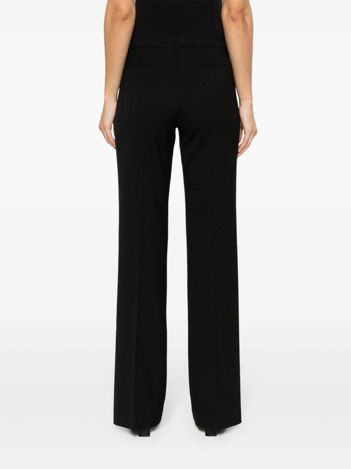 side-stripe flared trousers-6