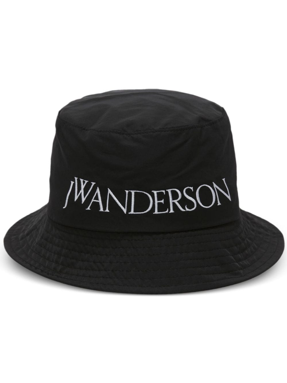 logo-embroidered tonal-stitching bucket hat-1