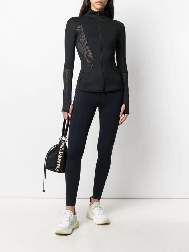 STELLA MCCARTNEY logo-print scuba leggings-1