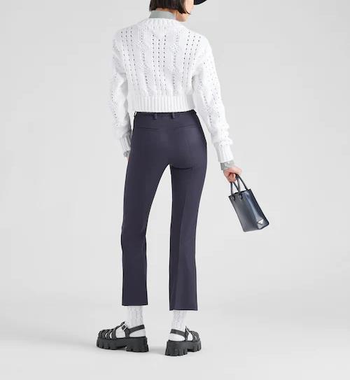 PRADA Gabardine trousers-2