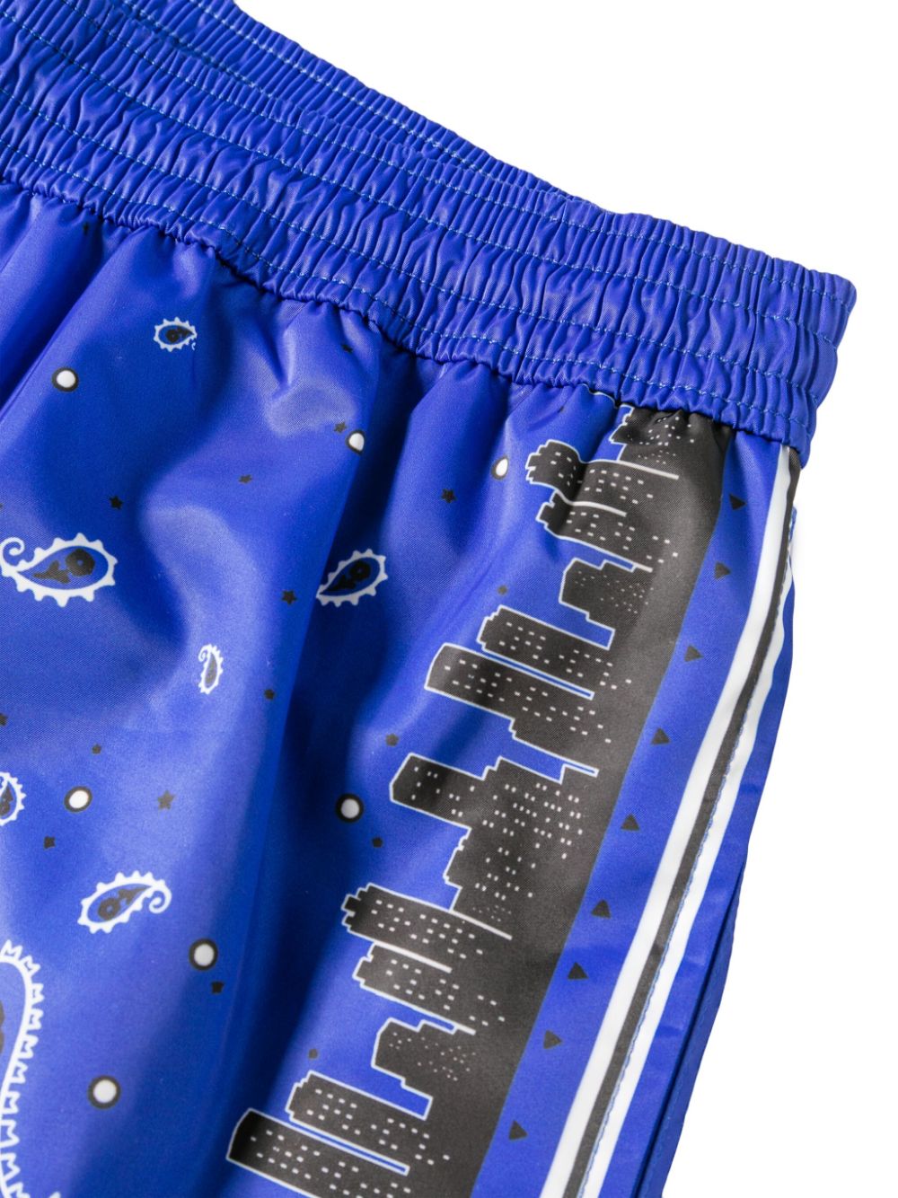 bandana-print surfer swim shorts-2