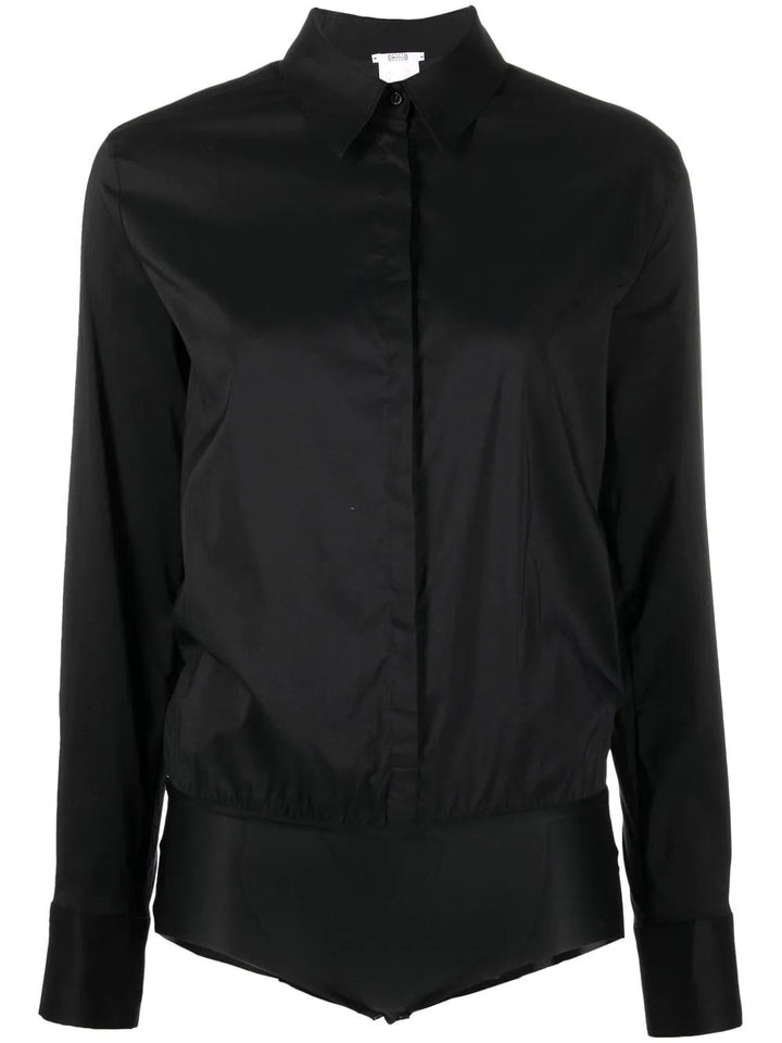 WOLFORD London shirt-style body white-0