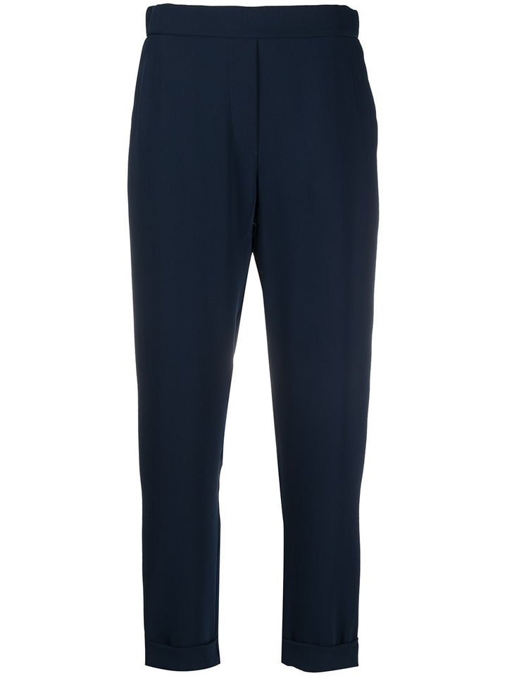 mid-rise tapered-leg trousers-1