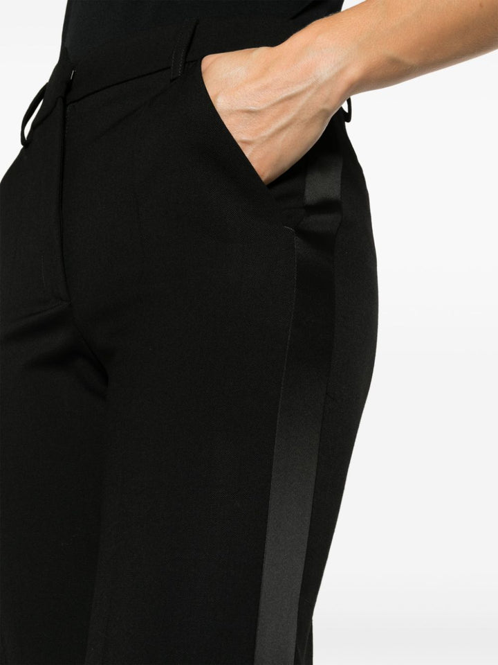 tripped-detail trousers-7