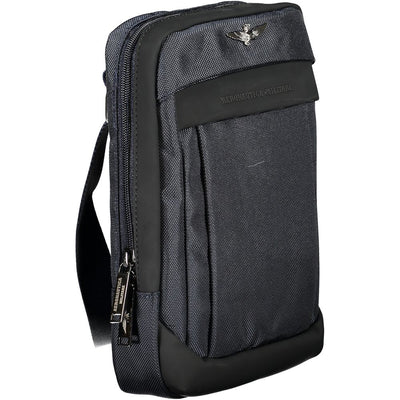 Aeronautica Militare Elegant Blue Shoulder Bag with Adjustable Strap