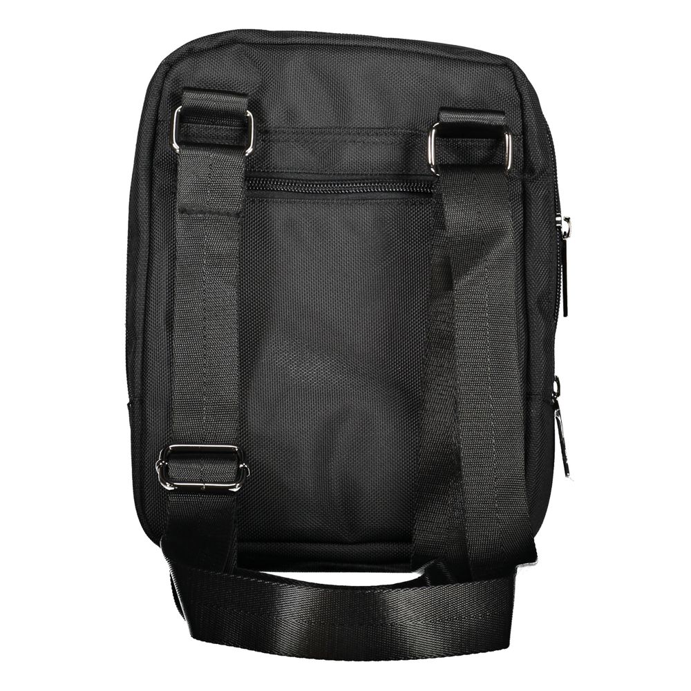 Aeronautica Militare Sleek Black Versatile Shoulder Bag
