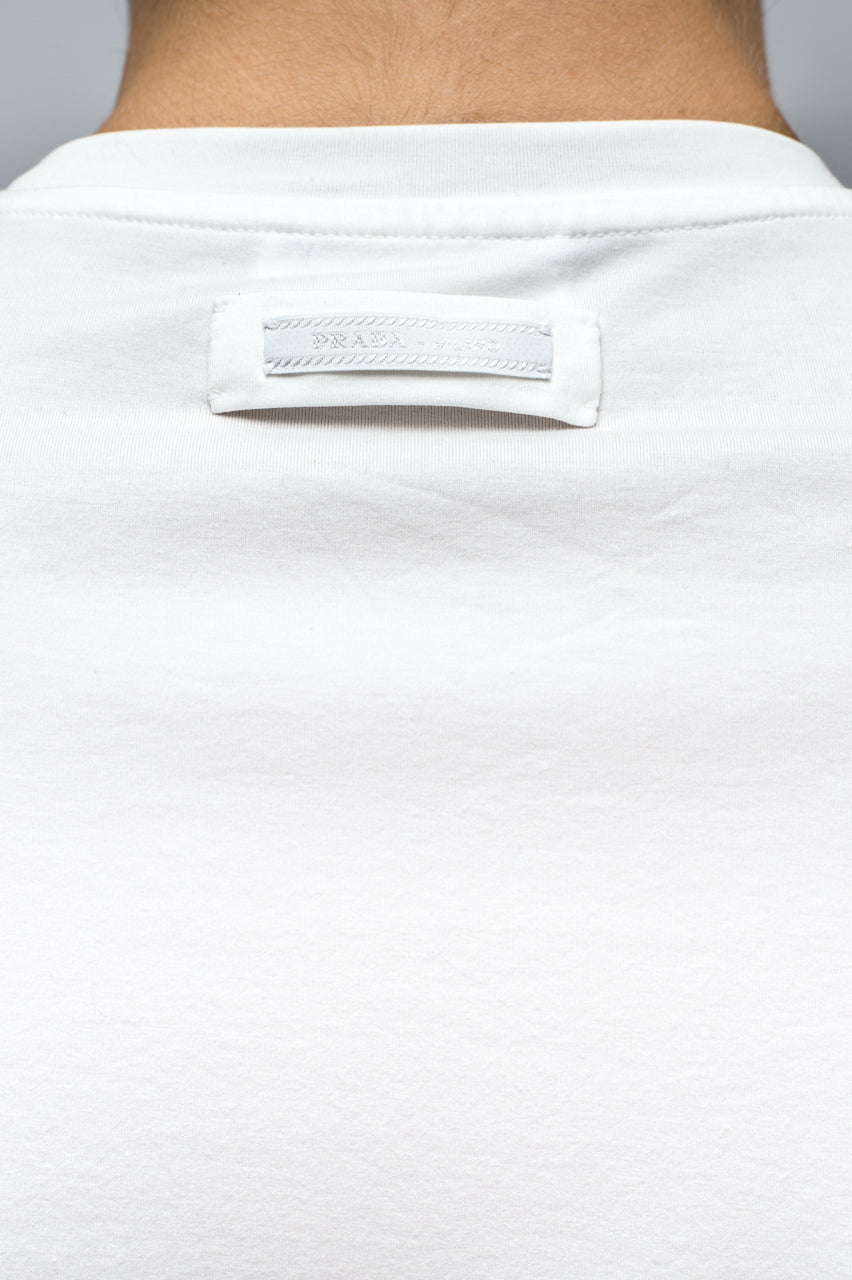 PRADA t-shirt round neck white-5