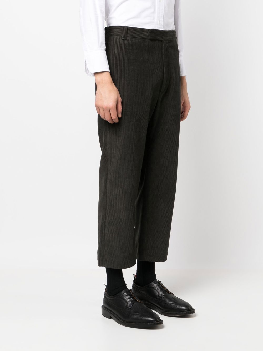 THOM BROWNE UNCONSTRUCTED STRAIGHT LEG SINGLE WELT POCKET TROUSER IN CORDUROY-6