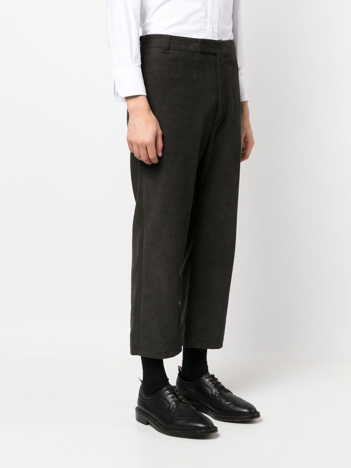 THOM BROWNE UNCONSTRUCTED STRAIGHT LEG SINGLE WELT POCKET TROUSER IN CORDUROY-6