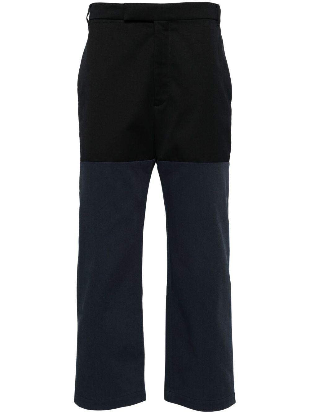 Unconstructed Combo straight-leg trousers-0