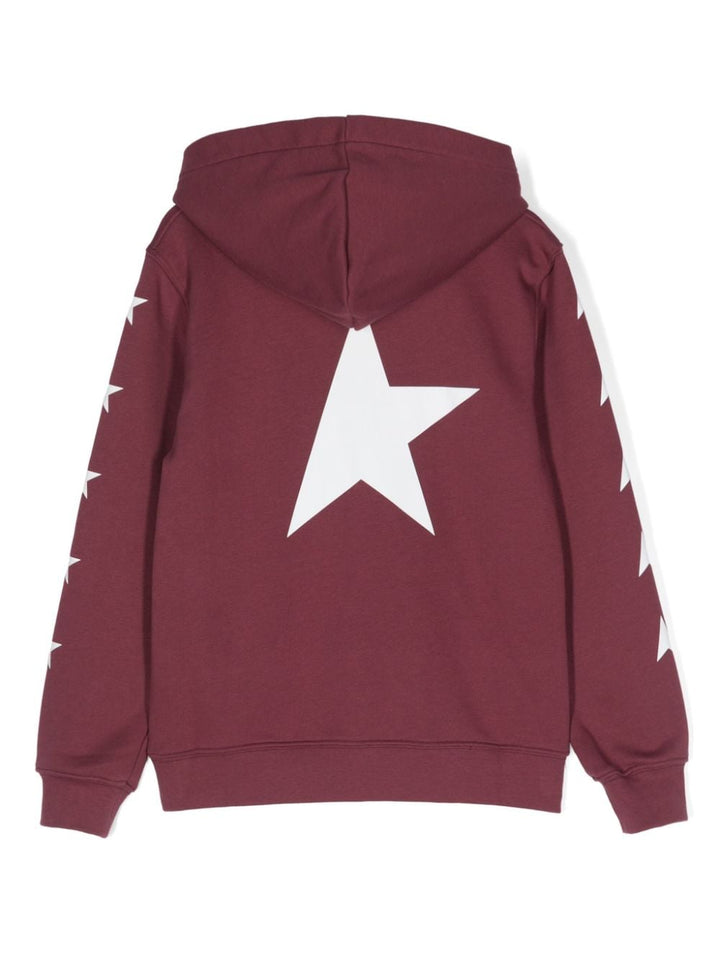 STAR/ BOY'S HOODIE  SWEATSHIRT/ BIG MULTISTAR PRINTED-1