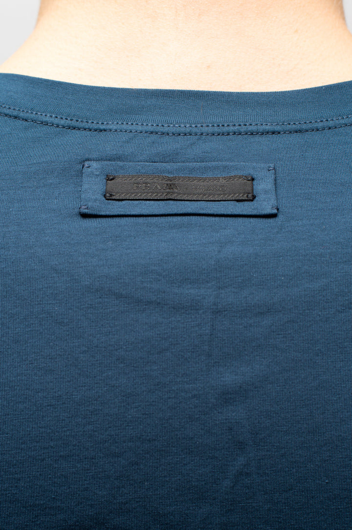 PRADA classic fitted t-shirt white-16