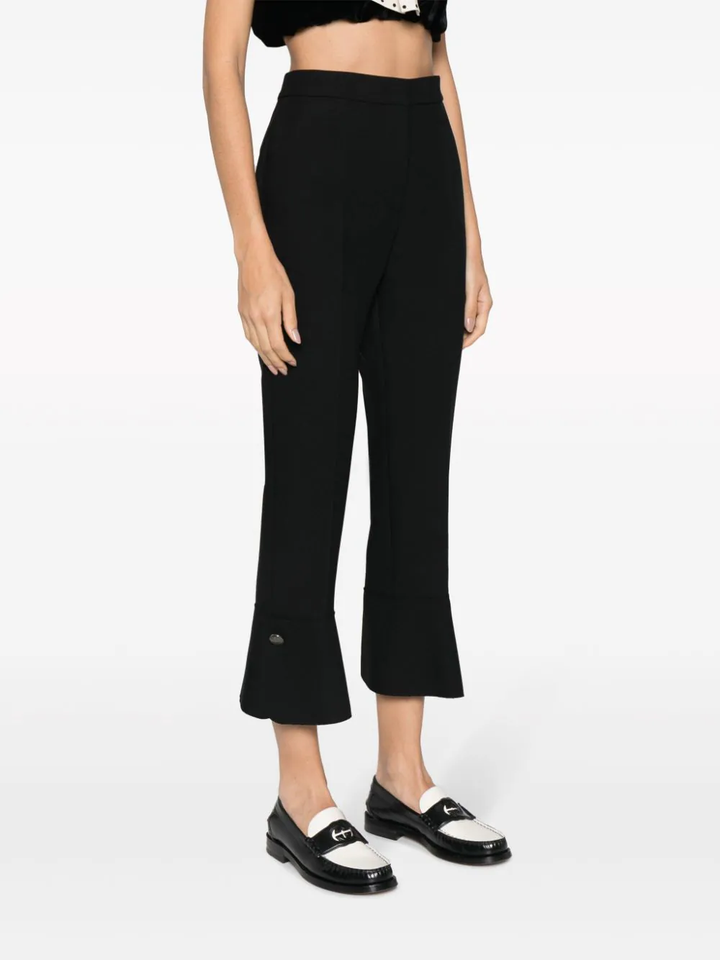 pressed-crease high-waisted trousers-7