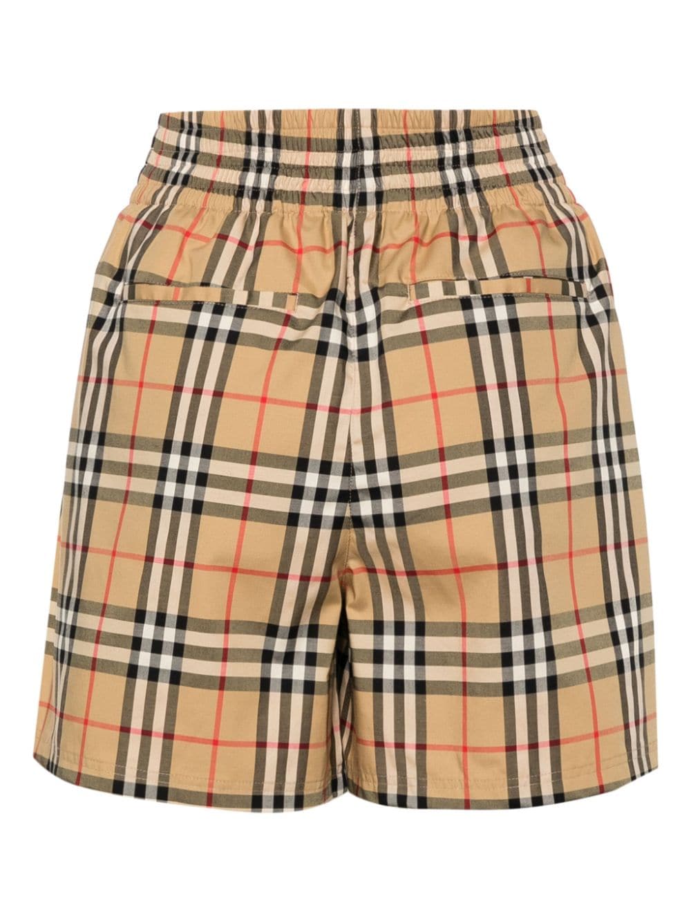 Vintage Check-pattern shorts-1