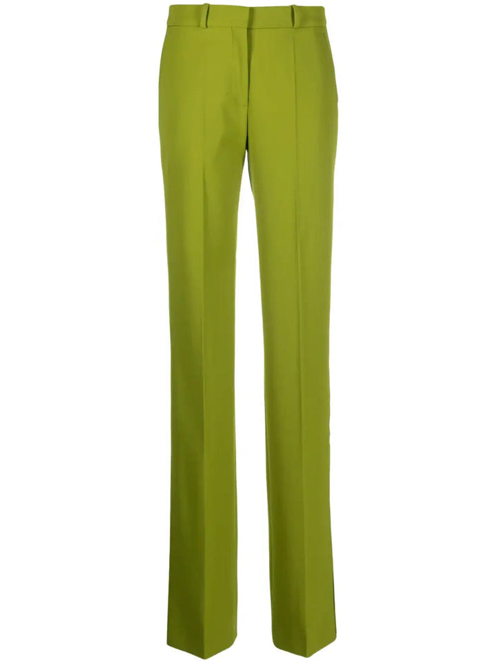 DEL CORE pressed-crease straight-leg trousers-0