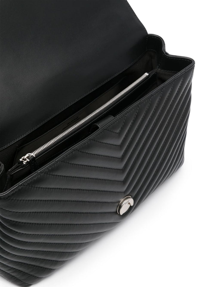 love-birds logo chevron-quilted bag-10