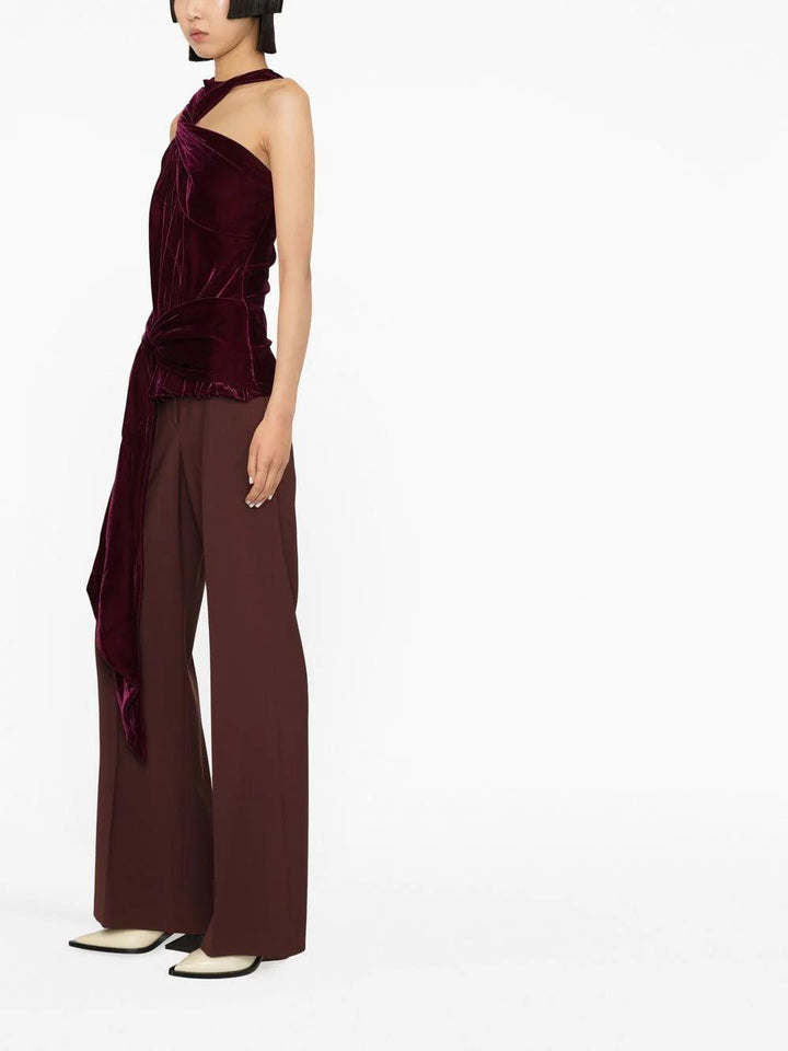 STELLA McCARTNEY velvet halterneck top-3