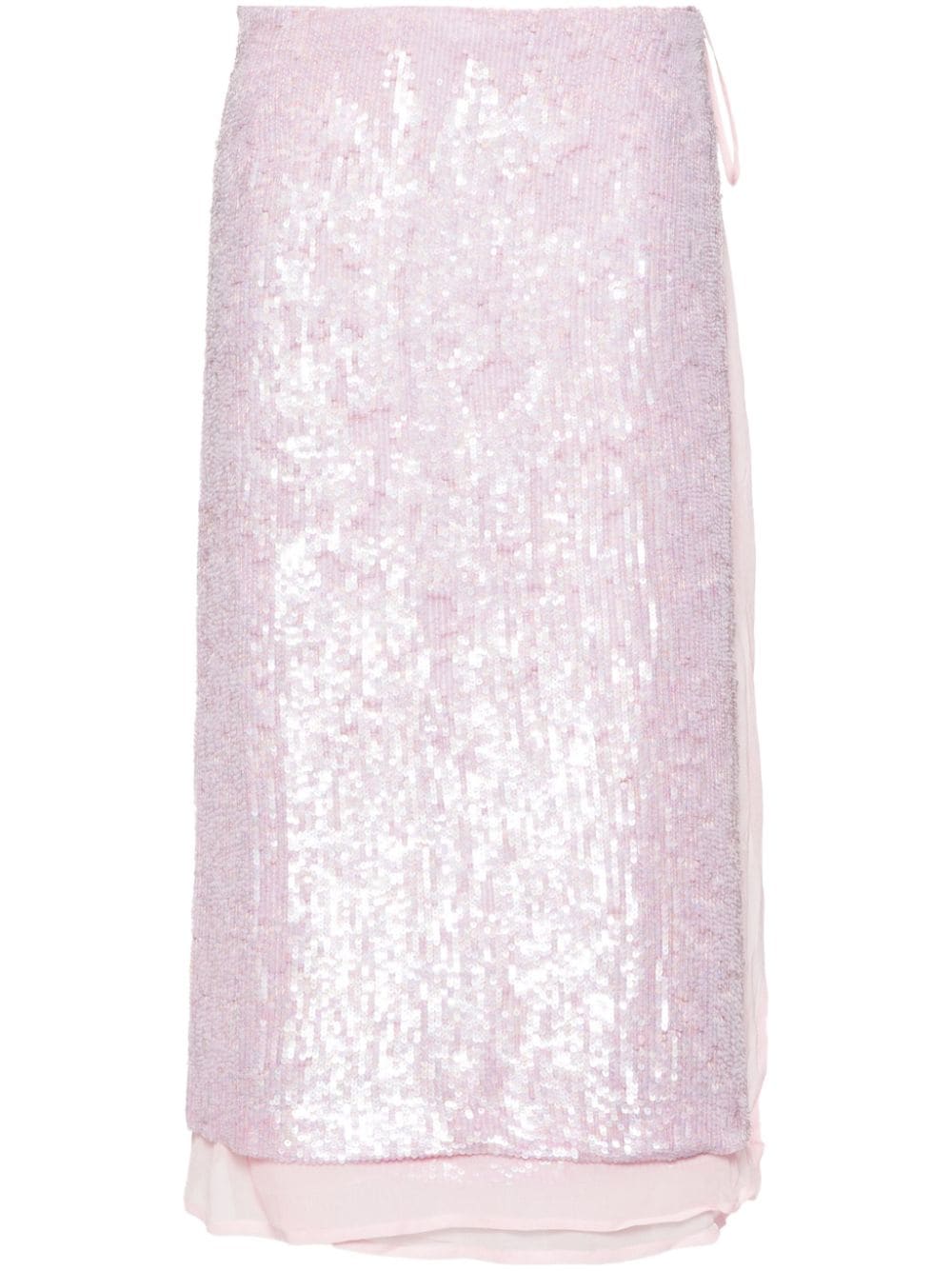 Gabriel sequinned wrap skirt-0